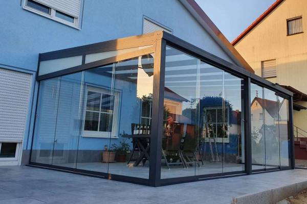 Schiebesystem Slide Glas